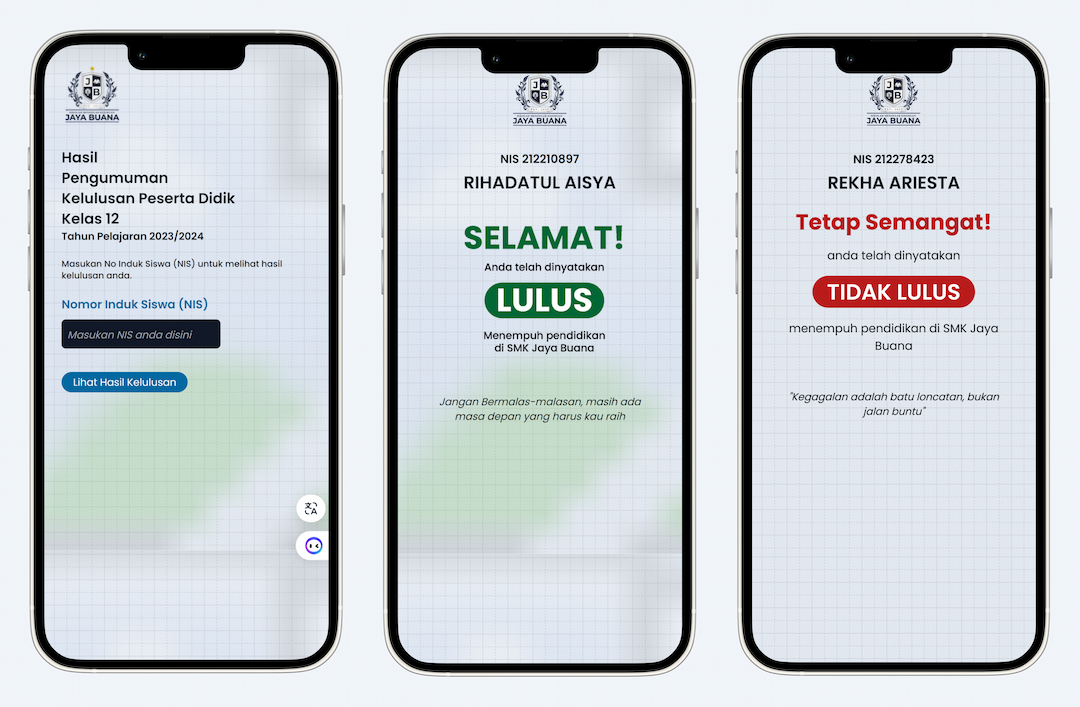 Jaya Buana Announcement Web